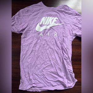 nike air tee t-shirt purple mens small